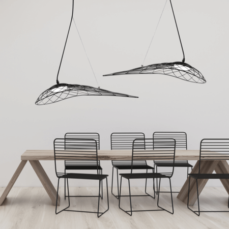 PENDANT LIGHT LED 10W 3000K BLACK (1975 Zambelis) - Zambelis