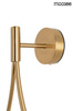 MOOSEE lampa ścienna ROMA złota (MSE010400204) - Moosee