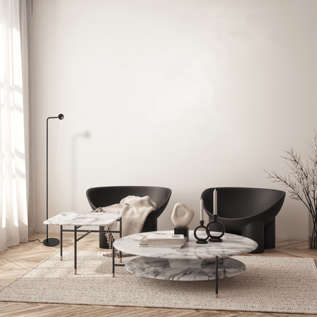 FLOOR LAMP 5W 3000K ALUMINUM &METAL  3000K SANDY BLACK (20109 Zambelis) - Zambelis