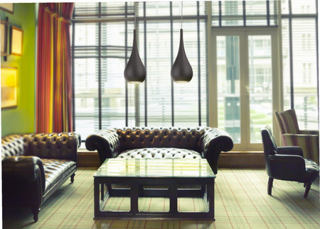 Lampa wisząca Drop kol. Czarny (P0233) Maxlight - żyrandol