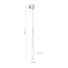 Oprawa wisząca PIANO BLACK TRACER TRÓJOBWODOWY 1 PŁ (6028) - TK Lighting