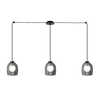 LINE LIGHT 3XG9 OPAL GLASS SANDY BLACK (22146 Zambelis) - Zambelis