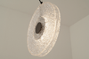 PENDANT LED LIGHT 11W 3000K METAL-GLASS, BLACK-CLEAR GLASS (23075 Zambelis) - Zambelis