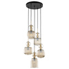 SOPHIA COGNAC LAMPA WISZACA 5XE14 (11043) - TK Lighting