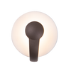 OUTDOOR WALL LIGHT LED 5W DARK BROWN - SANDY WHITE (E271 Zambelis) - Zambelis