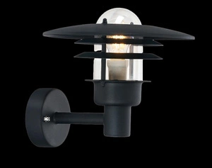 Kinkiet zewnętrzny LARVIK 690 BLACK E27 LED 9W Norlys