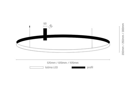Lampa sufitowa zewnętrzna AGARI (1310-1) - Shilo