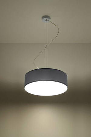 Lampa wisząca ARENA 35 szara (SL.0116) - Sollux