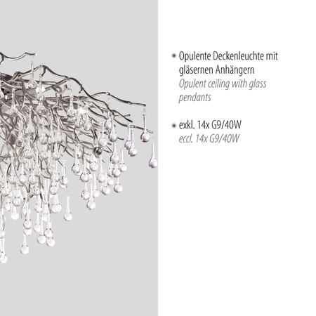 Lampa sufitowa ICICLE 100 cm (8092-55) - Paul Neuhaus