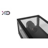 Kinkiet E27 LED IP44 Glass czarny (XD-QA100B) - Xudo