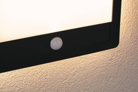 Plafoniera LAMINA LED 14.5W kwadratowa PIR 3000K IP44 230V czarny / tworzywo sztuczne (PL94665) - PAULMANN