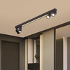 Lampa sufitowa z pilotem Perugia 4xGU10 + 1xLED czarna  (LP-0703/4C BK) - Light Prestige