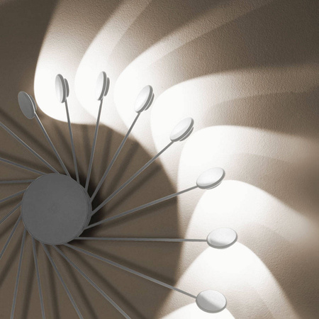 Lampa sufitowa, ścienna HELIX Biała (0047.11.BI DIM) - Vivida