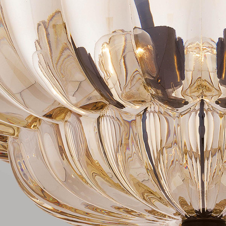 Półplafon Whitecap - 4 źródła światła - Kakaowy brąz (QZ-WHITECAP-SF-M) - Elstead Lighting