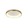CEILING LIGHT 30W 3000K ALUMINUM & ACRYLIC BRUSHED ANTIQUE GOLD (2042 Zambelis) - Zambelis