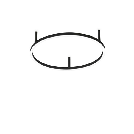 Lampa Sufitowa ORACLE SLIM Czarny (ORACLE_SLIM_PL_D050_ROUND_3000K_ON-OFF_BK) - Ideal Lux