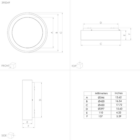 Lampa Sufitowa MARGHERA 2 czarna (390049) - EGLO
