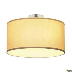 SOPRANA CL-1, lampa sufitowa, TC-DSE, okrągła, beżowy abażur, Ø/W 50/26 cm, maks. 3x60W (155373) - SLV