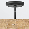 Rattanowa lampa wisząca Luca - 3 źródła światła - karmelowy beż (QN-LUCA-P-S-BK-CAM) - Quintiesse