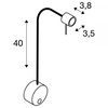 Lampa ścienna Dio flex plate (1002608) - SLV
