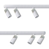 NEO WHITE CHROME SPOT 6xGU10 (ML0290) - Milagro