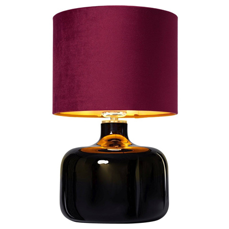 Lampa stojąca LORA CZARNY/BORDO (41058111) - KASPA