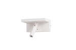 Kinkiet z półką i ładowaniem indukcyjnym HYLLA WALL NFC CHARGER Biały (AZ5911) - Azzardo