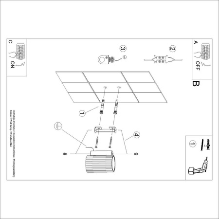 Kinkiet KARBON 10 beżowy (SL.1652) - Sollux Lighting