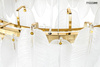 Lampa wiszącaw stylu glamour ROCH 80 złota (MSE1501100446) - Moosee