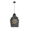 RATTAN PENDANT LIGH E BLACK (20155 Zambelis) - Zambelis