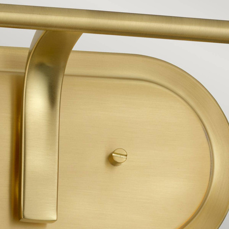 Kinkiet Braelyn - 2 źródła światła - Szczotkowany mosiądz (QN-BRAELYN2-BB) - Quintiesse