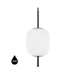 EPLI MINI czarna sufitowa lampa wisząca z podwyższoną szczelnością IP44 (EM0122PS0) - Ummo