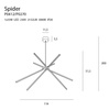 Lampa wisząca SPIDER (P0412) - MAXlight