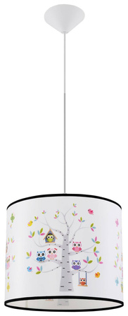 Lampa wisząca do pokoju dziecka bajkowy wzór SOWY 30 (SL.1422) - Sollux Lighting