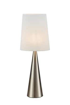 CONUS Table 1L Satin Nickel/Offwhite (108624) Markslojd
