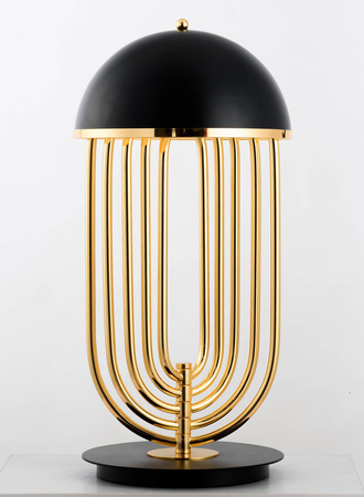 Lampa stołowa DOLCE VITA czarno - złota (ST-1602 black) - Step into Design