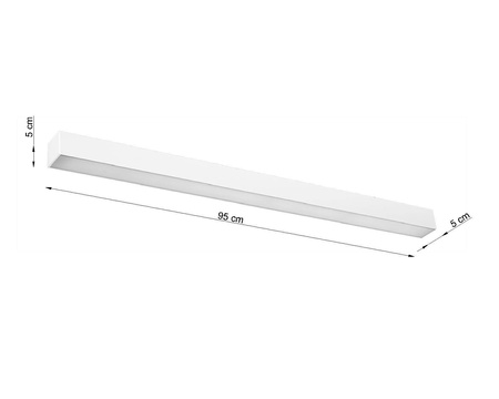 Kinkiet PINNE 90 biały 4000K (TH.056) - Thoro Lighting