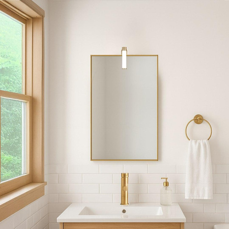 Kinkiet łazienkowy APA MINI gold 4W LED (ML2250) - Milagro