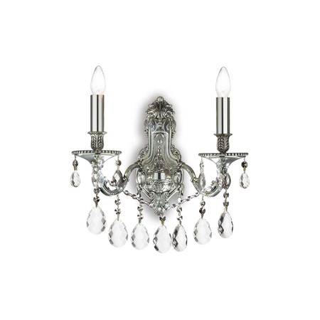 Kinkiet GIOCONDA AP2 kol. srebrny (044910) Ideal Lux