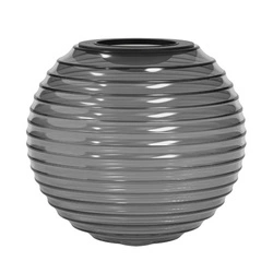 Klosz Nara Globe Ribbed Glass - Smoke (5039002) - Astro Lighting