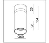 Oprawa LED DANNY MINI AIR-GU10 Black
IP20  (03334B) - ZARlight