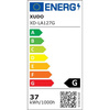 Żyrandol LED 37W 120cm 4000K złoty (XD-LA127G) - Xudo