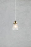 Lampa wisząca nad stół BELLIS Pendant 1L Clear/Antique Brass (109010) Markslojd