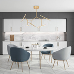 CEILING LIGHT 49W 3000K ALUMINUM & SILICON DIMMABLE ANTIQUE GOLD COLOR (2071 Zambelis) - Zambelis
