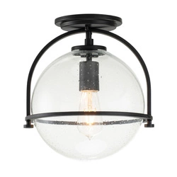 Lampa sufitowa Somerset - Czarny (QN-SOMERSET-F-C-BK) - Quintiesse