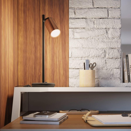 Plafon WINX 6L czarny/miedź (SL.1380) - Sollux Lighting