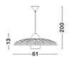 Lampa wisząca wewnętrzna HUANUNI (LE44574) - Luces Exclusivas