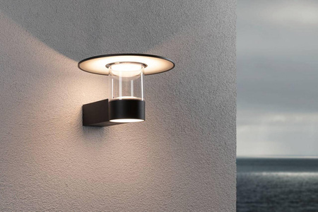 Oprawa elewacyjna SIENNA LED PIR IHF 1X9W 1X3W 500lm 3000K IP44 230V antracyt aluminium (PL94834) - PAULMANN
