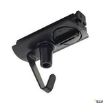 ADAPTER, do szyny wysokonapięciowej 1-fazowej, kolor czarny, elektryczny, z hakiem (143170) - SLV