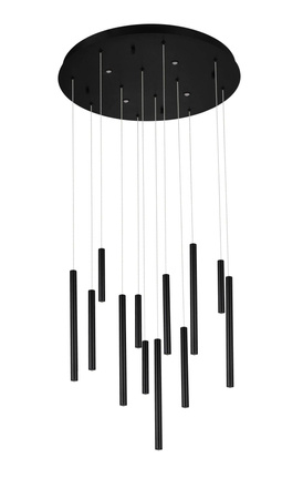Lampa wisząca ILIOS 12 PENDANT 3-STEP DIMM Czarny (AZ5744) - Azzardo